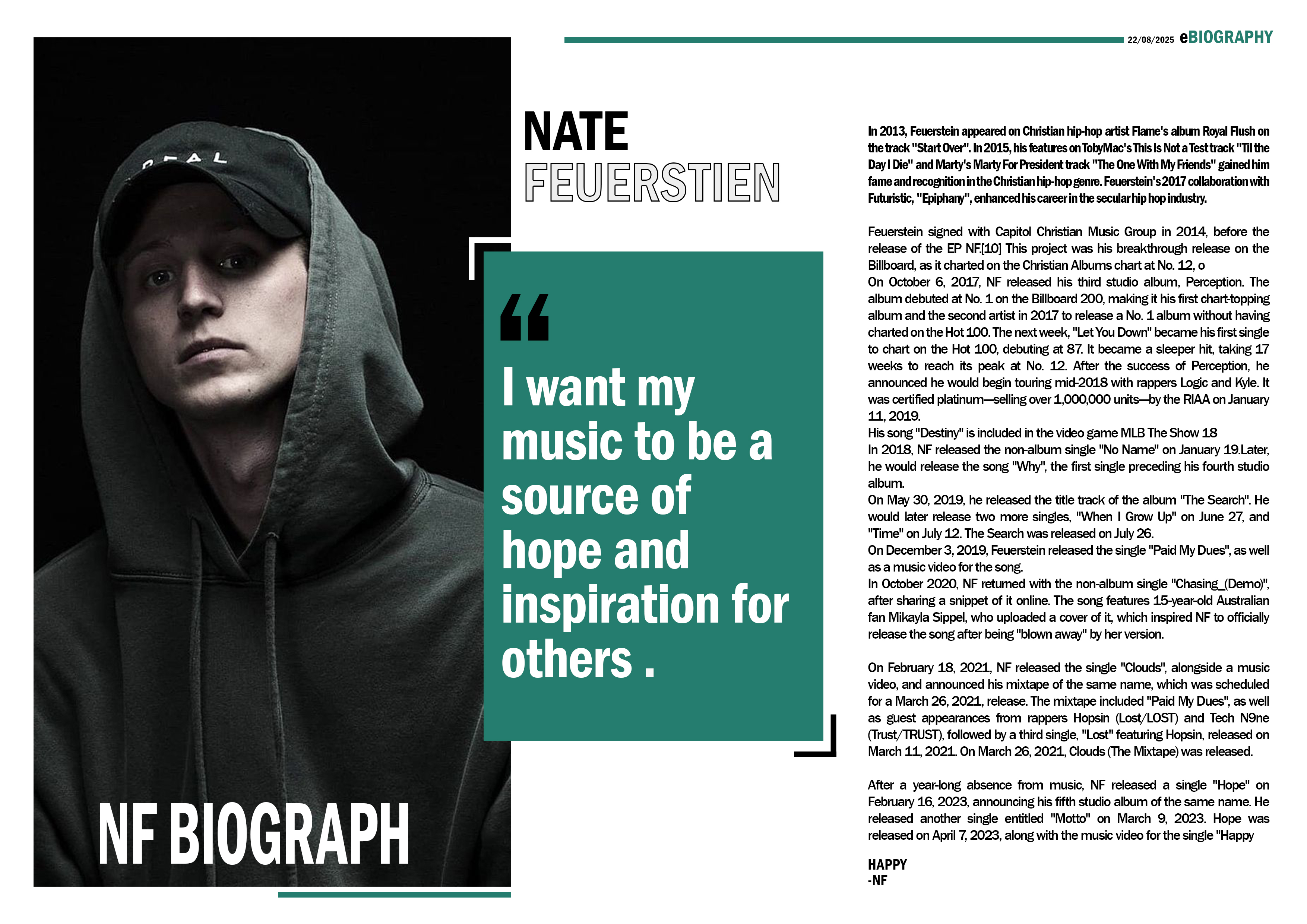 Nate Feuerstien Artist Profile