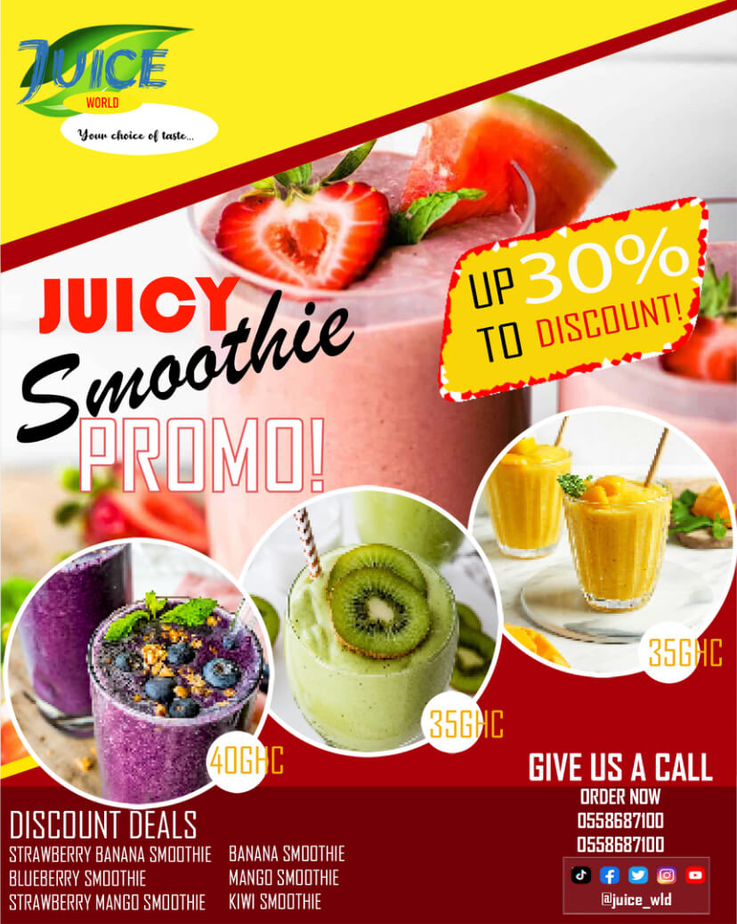 Juice World Flyer Design